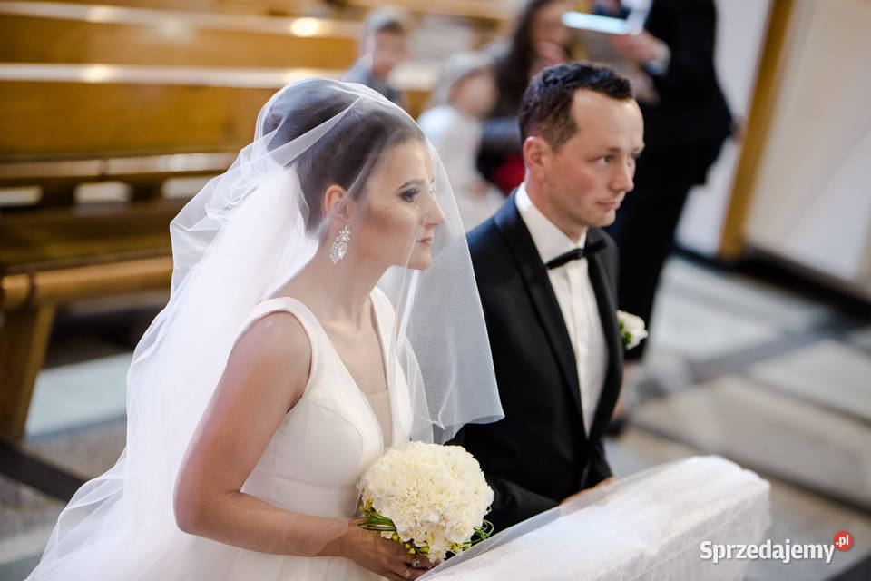 suknia ślubna księżniczka 36S śmietankowa z Princessa Jaworzno sprzedam