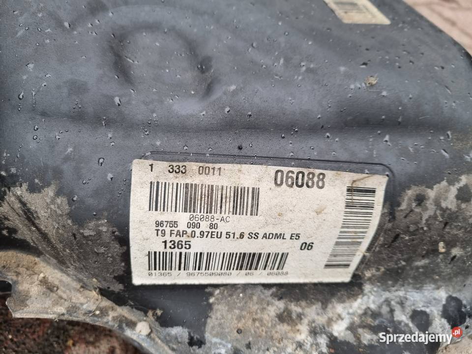 ZBIORNIK BAK PALIWA RURA WLEW PEUGEOT 308 T9 II Zbiorniki