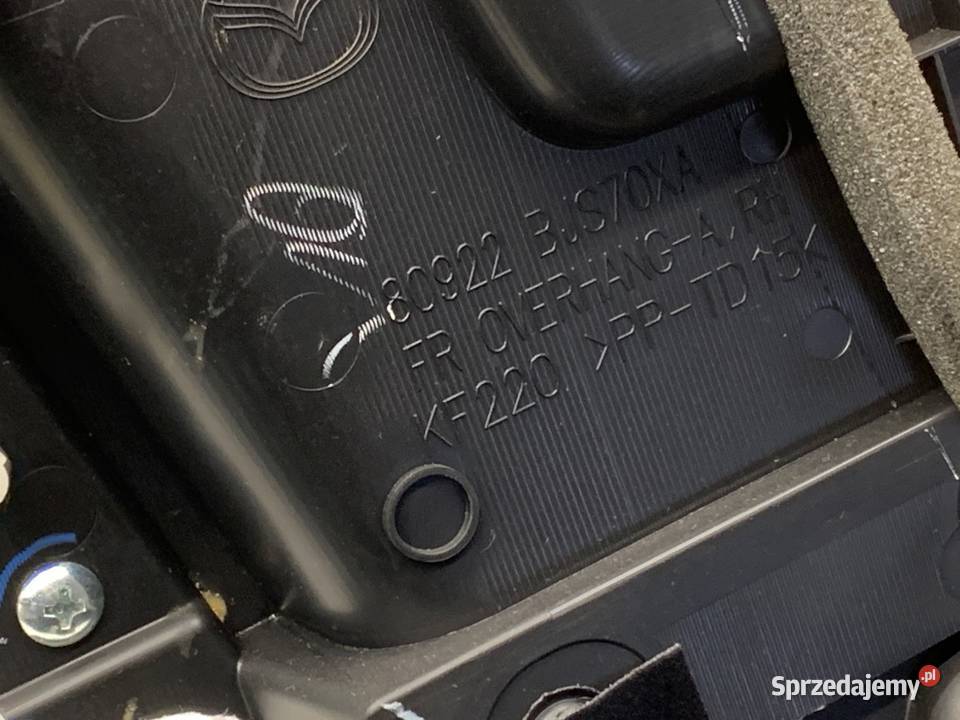 BOCZEK DRZWI PRAWY PRZÓD MAZDA 3 BM BKA768420 osobowe