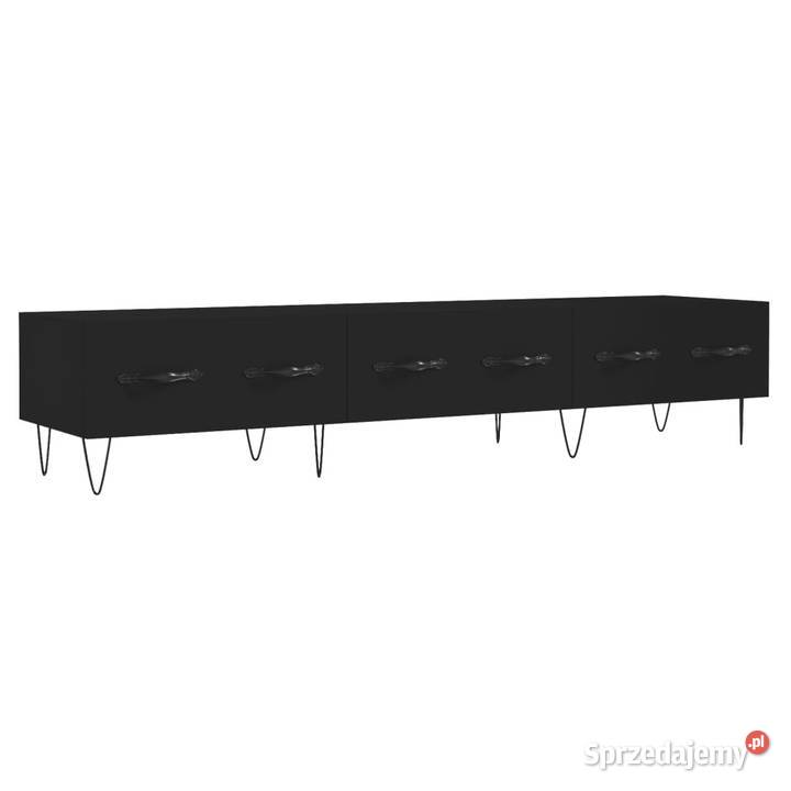 Szafka pod TV czarna 150x36x30 materiał Warszawa sprzedam