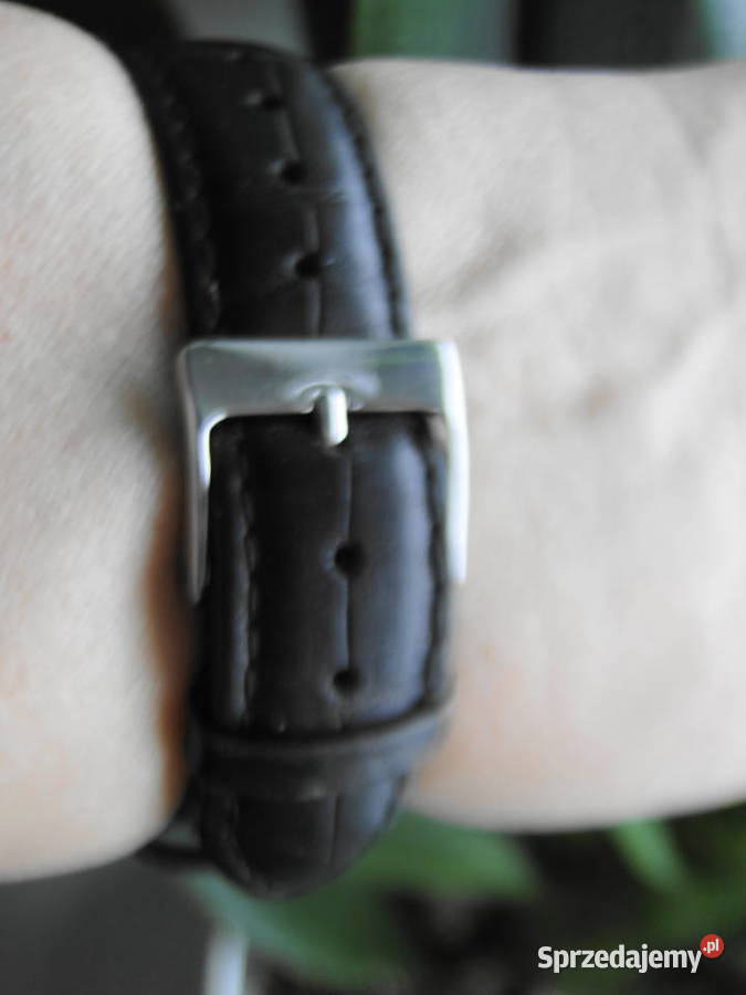 Zegarek Chronograf ze stoperem skórzany pasek Warszawa