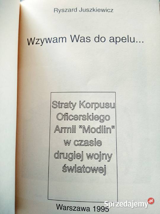 Wzywam Was do apelu Juszkiewicz unikatowe mazowieckie Warszawa