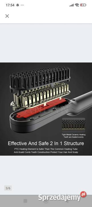Prostownica do brody i wąsów 2 w 1 Nowy