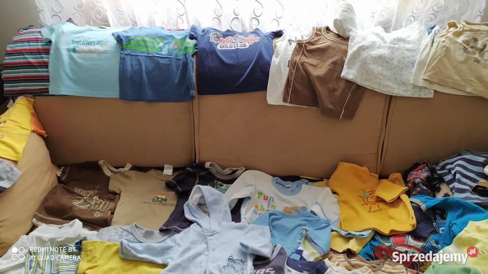 ubrania chłopięce odzież dziecięca paka 62 do 86 wielkopolskie Poznań sprzedam