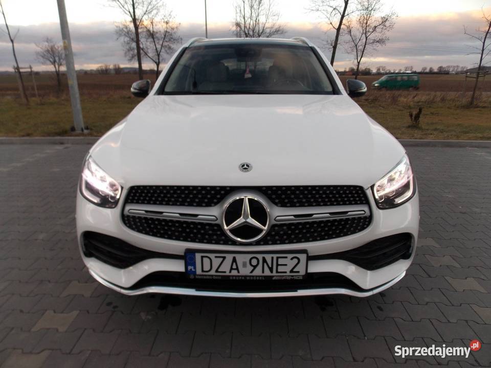 Mercedes Glc 300 4matic AMG sam parkuje panorama światła przeciwmgielne Ząbkowice Śląskie