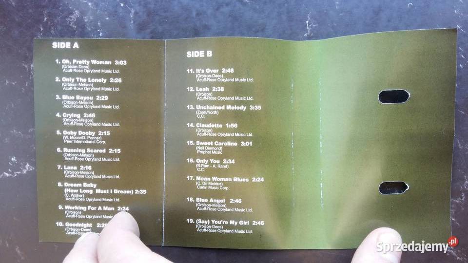 Kaseta magnetofonowa Roy Orbison The best of Wyd