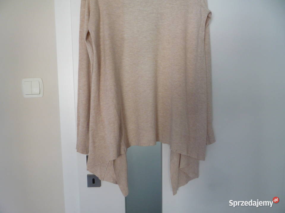 Reserved 40L 42XL Beżowy kardigan Sweter Szczecin