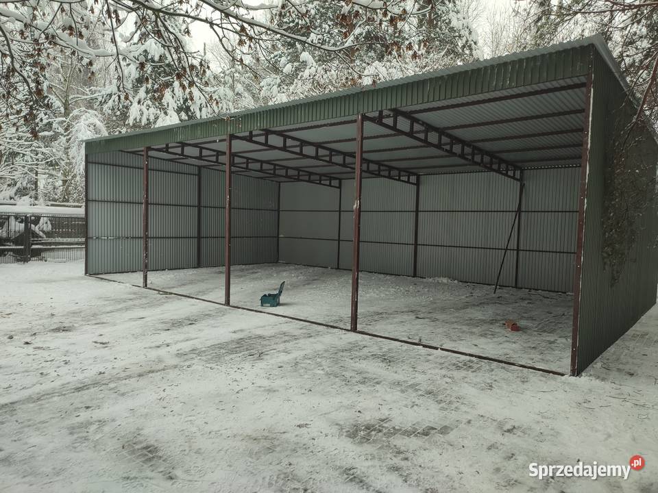 F3 Garaż Blaszany Wiata o wymiarach 12x6m Prudnik
