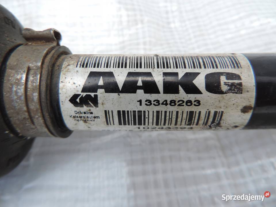 OPEL ZAFIRA C PÓŁOŚ LEWA KRÓTKA 13348263 AAKG osobowe