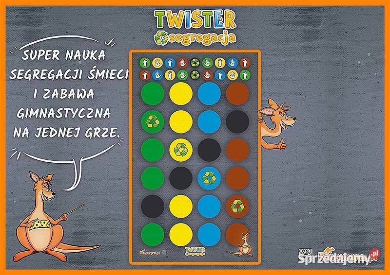 TWISTER SEGREGACJA śmieci EKO GRA podłogowa XXL Zabawki ogrodowe Olsztyn
