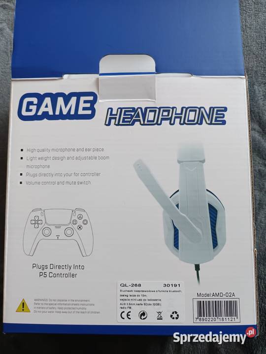 Słuchawki przewodowe graczy