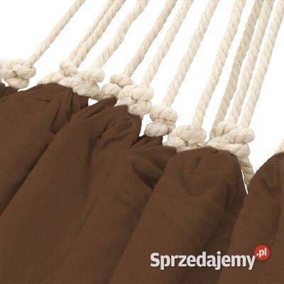 Hamak w kolorze brąz 260 x 150 SKU40358 mazowieckie Warszawa