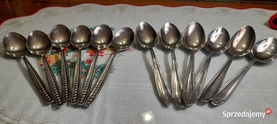Łyżki stołowe nierdzewne sygnowane GERLACH inny kolor Warszawa