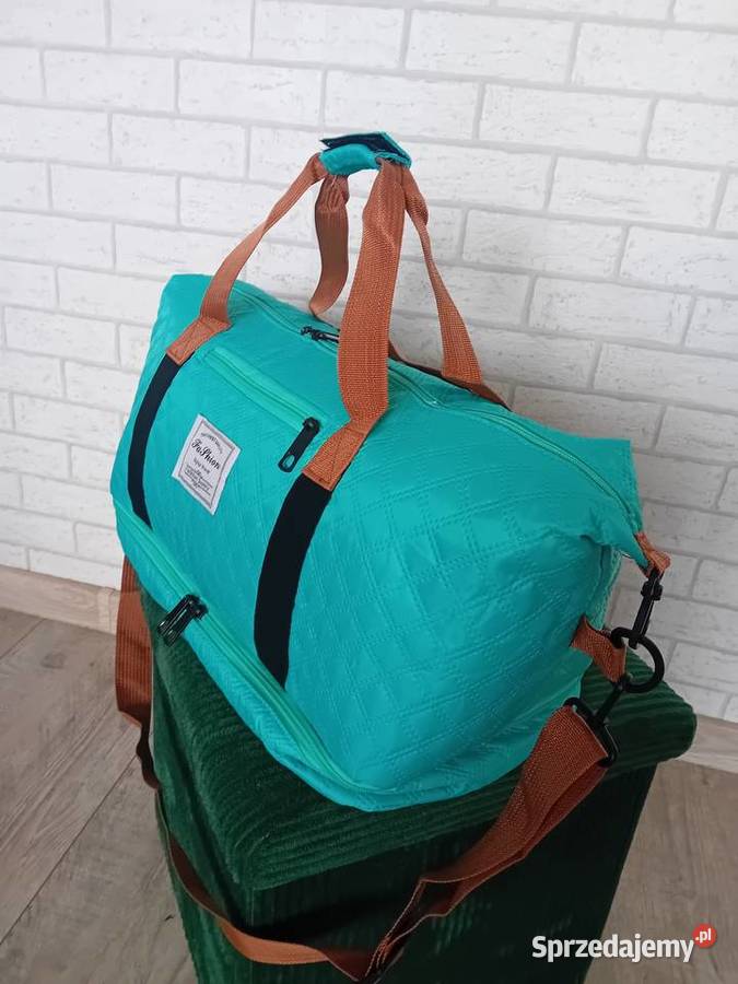 Torba sportowa podróżna damska 48x31x24 nowa Bachowice sprzedam