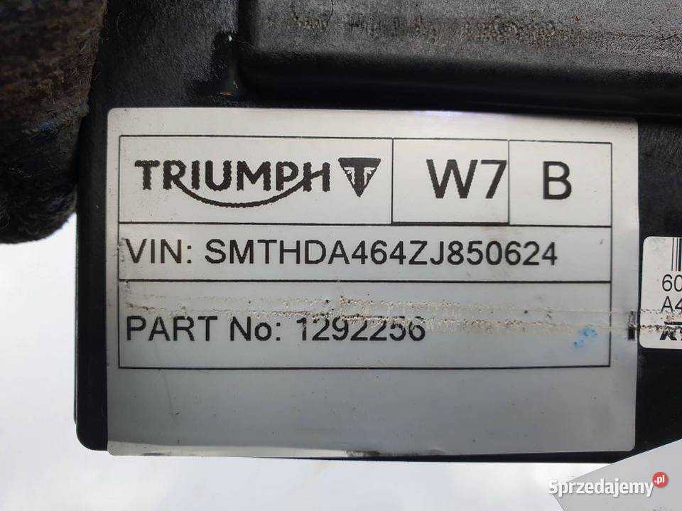 KOMPUTER SILNIKA ECU TRIUMPH STREET TRIPLE 765 Lipno sprzedam
