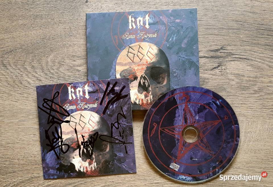 autografy płyta KAT i Roman Kostrzewski 666 świętokrzyskie Kielce