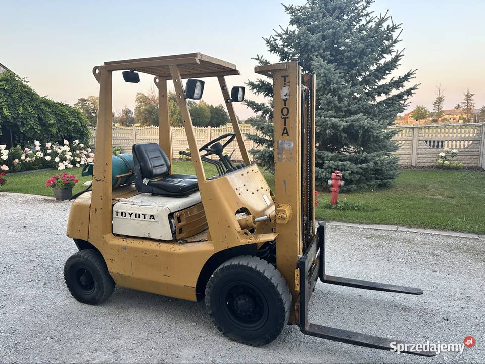 Wózek widlowy toyota 2t 33m automat lpg wolna Pajęczno