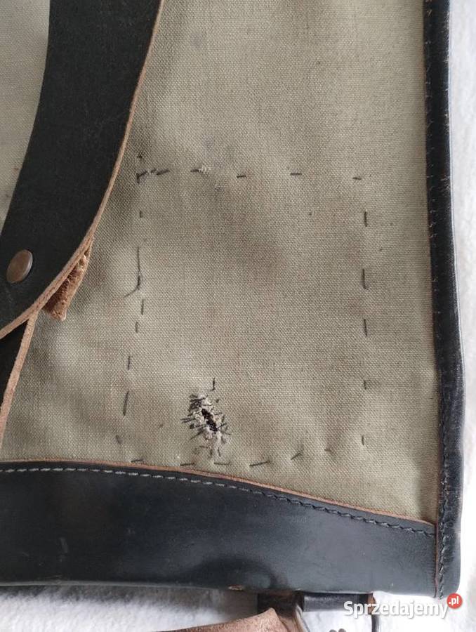 Stary Plecak Sierściuch Wehrmacht Cieszyn