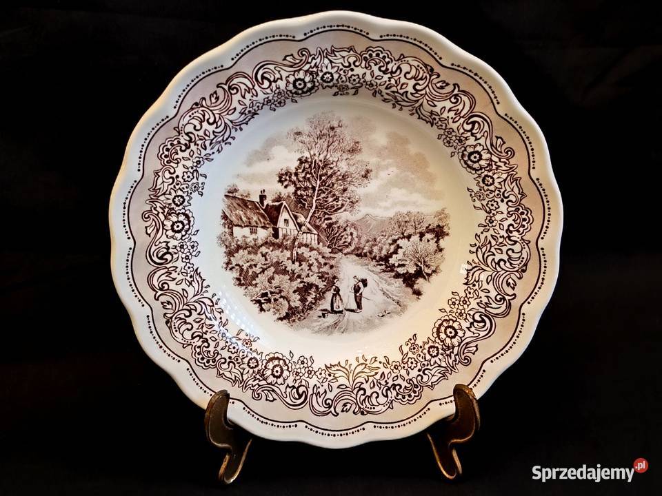 Talerz głęboki włoski Swiss Landscape