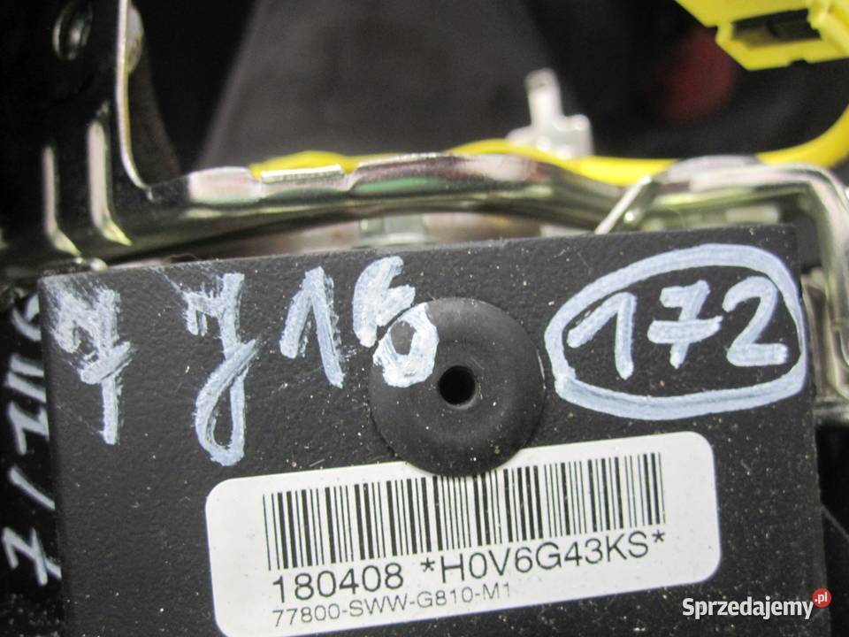 HONDA CRV III 08r AIRBAG poduszka kierowcy osobowe świętokrzyskie Kielce