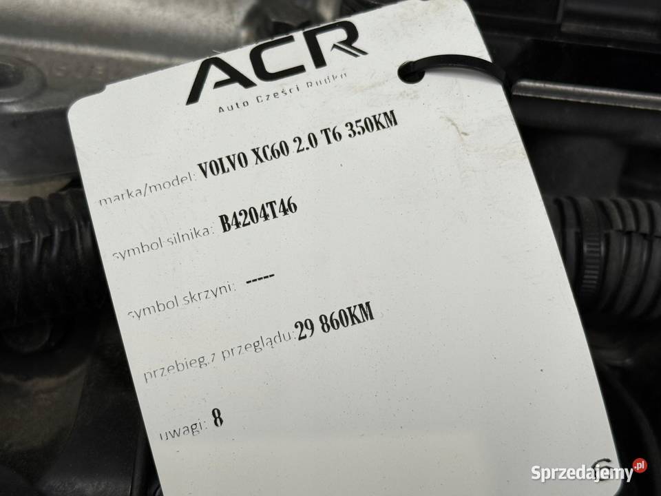 SILNIK B4204T46 Volvo S90 V90 II 20 T6 T TURBO osobowe Motoryzacja lubelskie Chełm