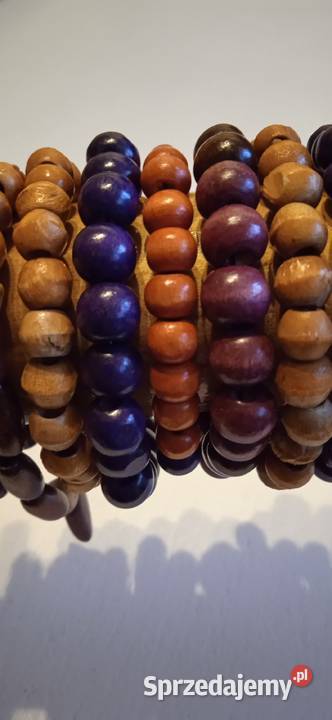 BRANSOLETKI Z NATURALNEGO DREWNA Z AMERYKI wielkopolskie Piła sprzedam