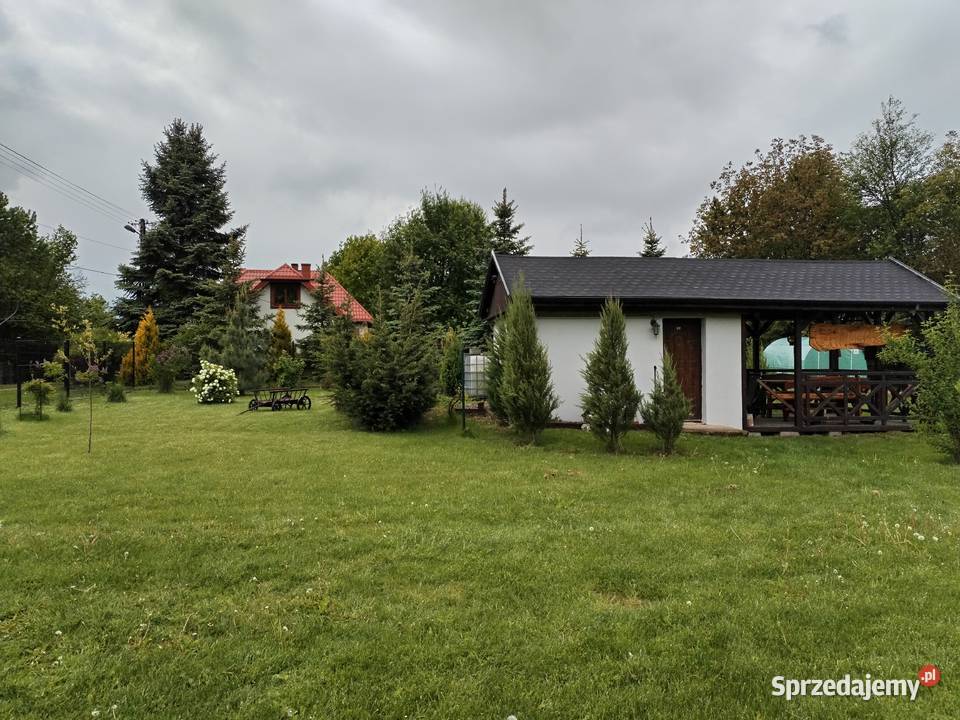 Działkę z domkiem 35m Prawecin Prawęcin