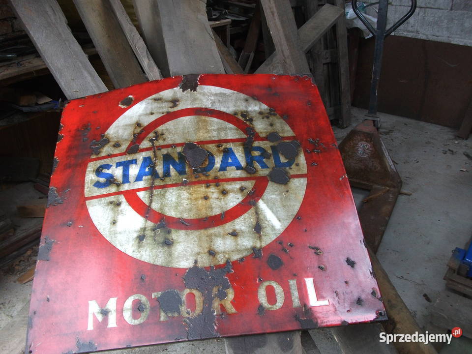 Szyld emaliowany przedwojenny Lubań sprzedam