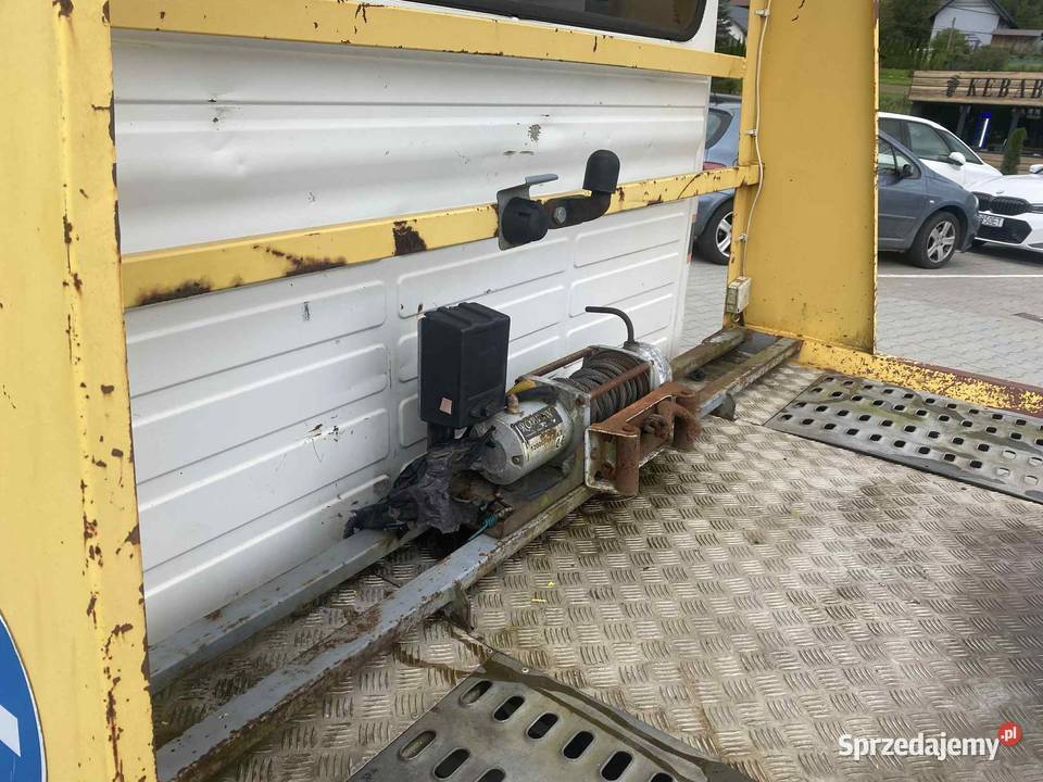 Fiat Ducato 28D auto laweta manualna Samochody osobowe Lutcza