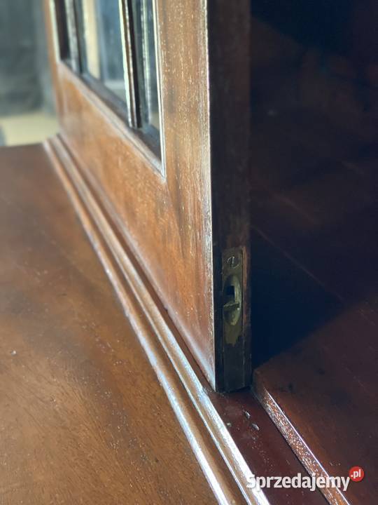 Angielska biblioteka mahoniowa z szufladami zachodniopomorskie