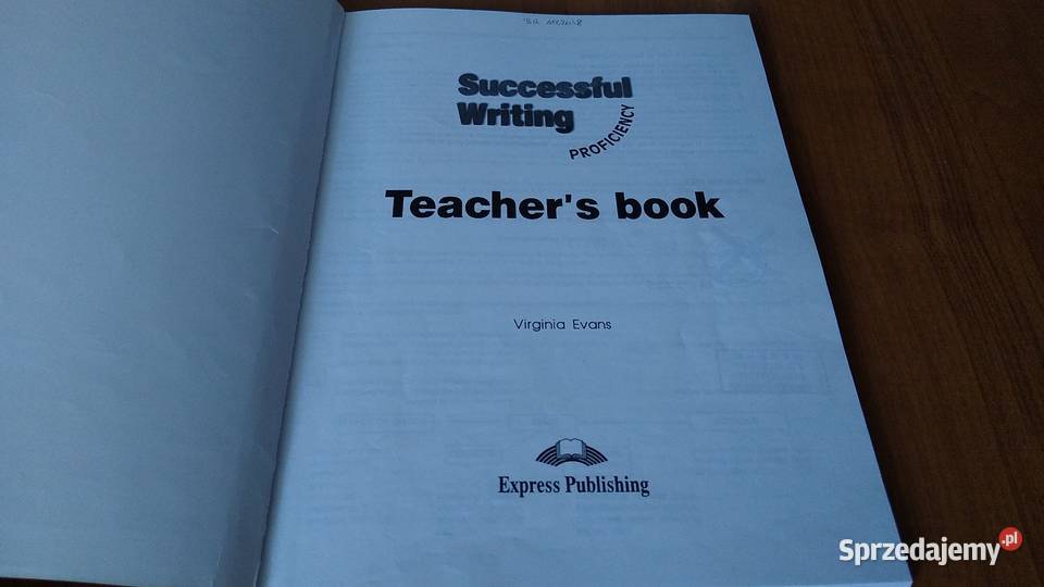 Successful writing proficiency teachers book ISBN 9603611093 Gdańsk