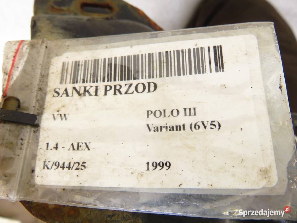 SANKI PRZÓD VW POLO III Variant 6V5 14 AEX osobowe małopolskie