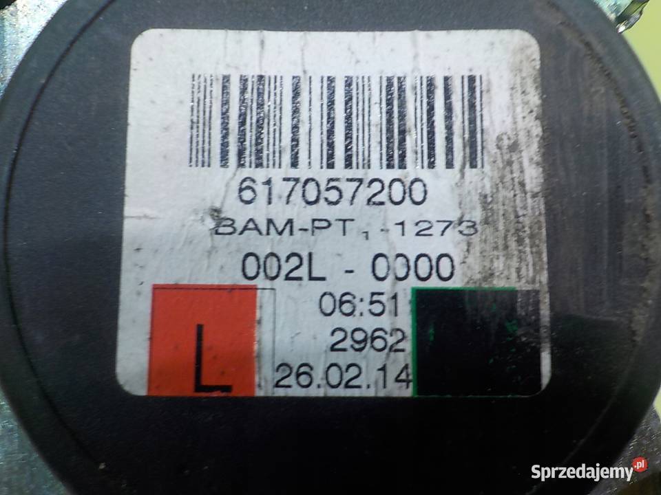 NISSAN NV200 15 DCI 11r VAN pas bezpieczenstwa Części samochodowe sprzedam