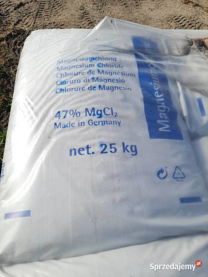 Chlorek magnezu paletatona 40x25 do walki z Ełk
