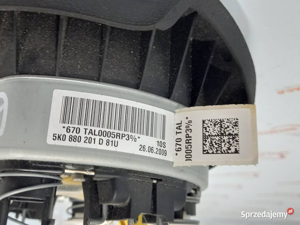 VW GOLF VI 10r AIRBAG poduszka kierowcy Kielce