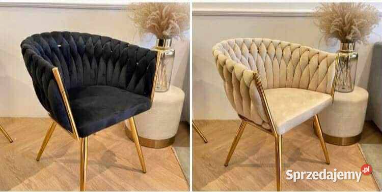 Krzesło plecione bezowe hit Pęcice Małe