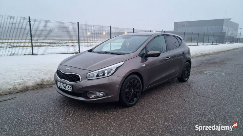 Kia Ceed 14MPI LPG GAZ 2014r 185 Salon Tempomat komputer pokładowy