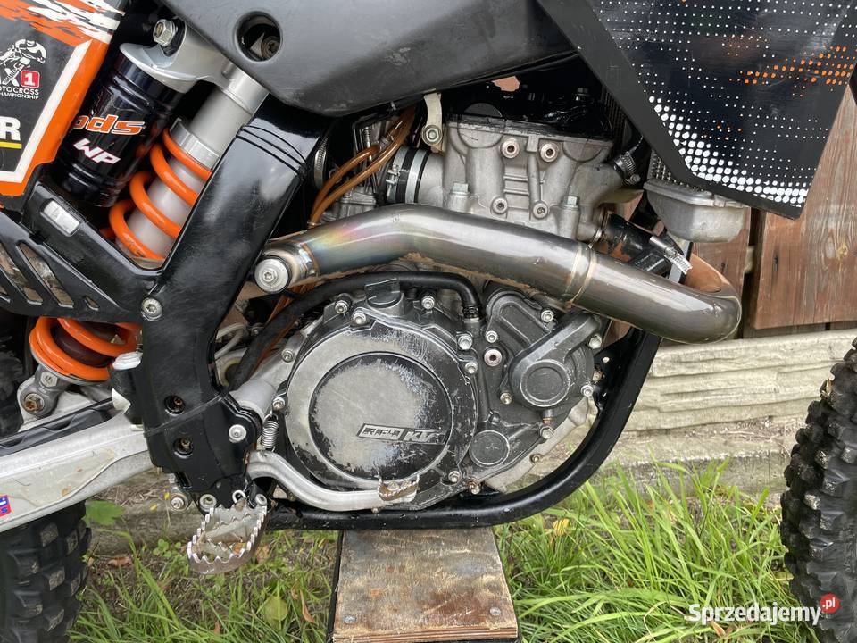 KTM SXF450 2010 tłumik FMF koła EXCELL dolnośląskie Jelcz-Laskowice