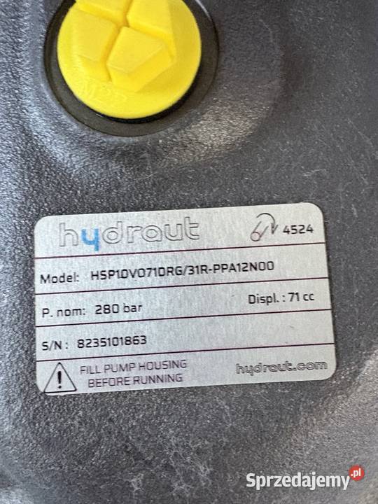 Hydraut HSP10VO71DRG 31R PPA12N00 Hydraulic Pump Warszawa