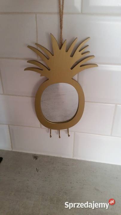 Lustro wieszak ananas designerskie dodatek Warszawa