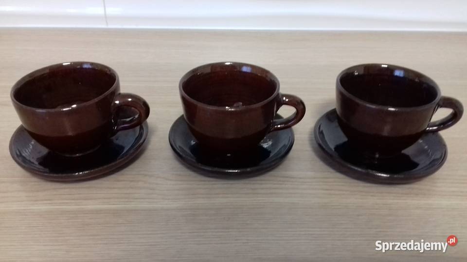 Filiżanki komplet ceramika bułgarska do Zastawa stołowa Kraków