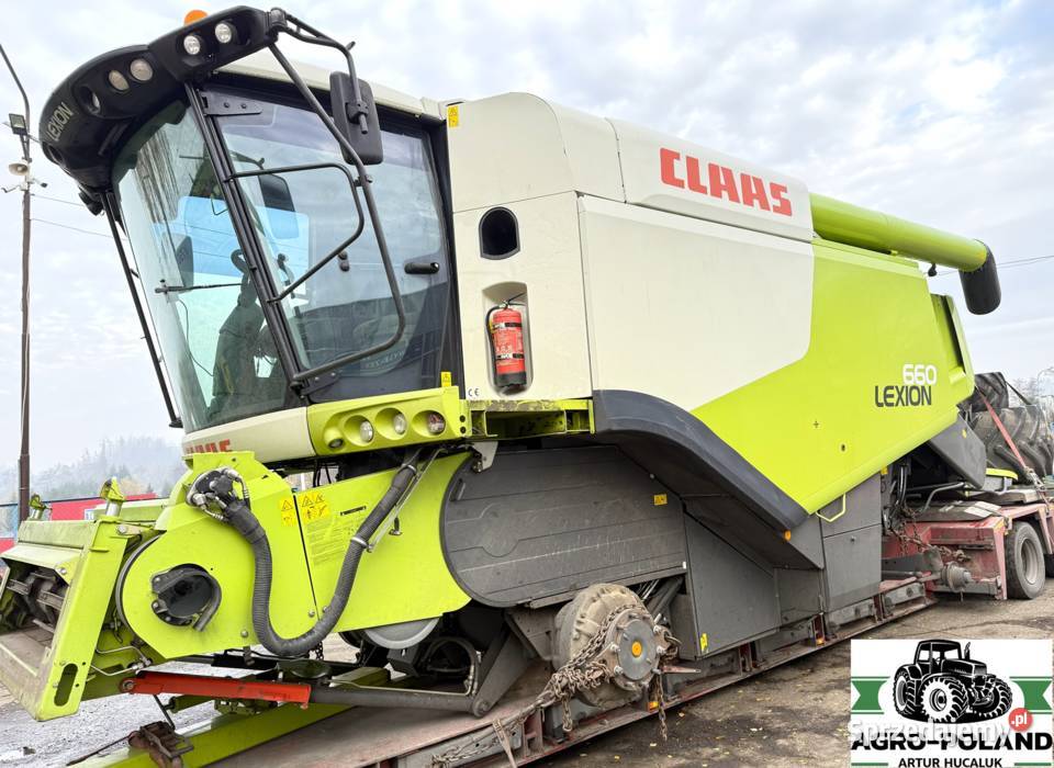 CLAAS LEXION 660 2013 NOWSZY MODEL 2468 H VARIO Zbożowe Kudowa-Zdrój