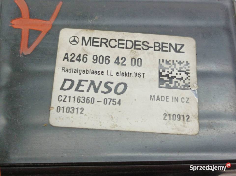 DMUCHAWA NAWIEWU REZYSTOR KPL A2469064200 osobowe