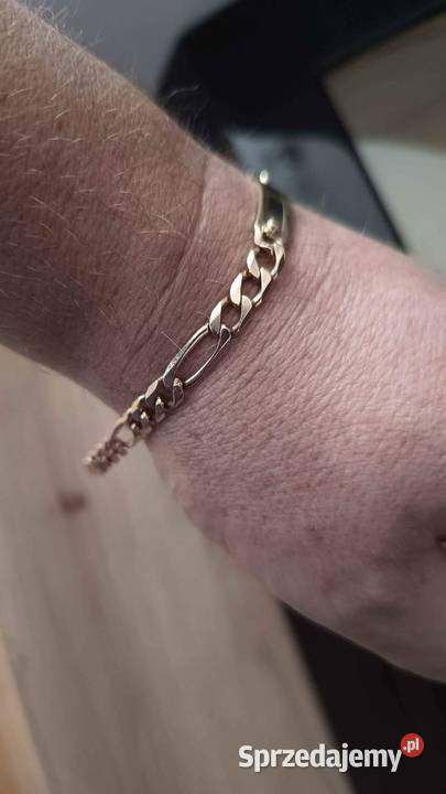 Złota Męska Bransoletka pr 585 Okazja Szprotawa