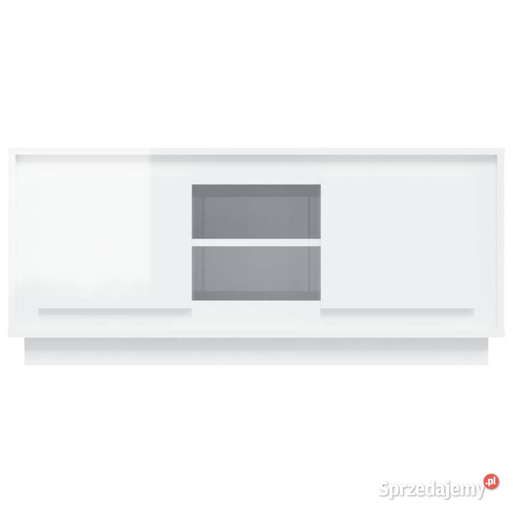 Szafka pod TV wysoki połysk biała 102x35x45 RTV Warszawa