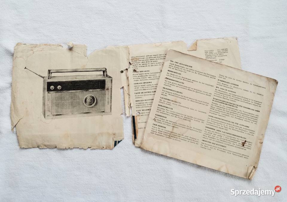 PRL Stare Instrukcje Obsługi Cieszyn