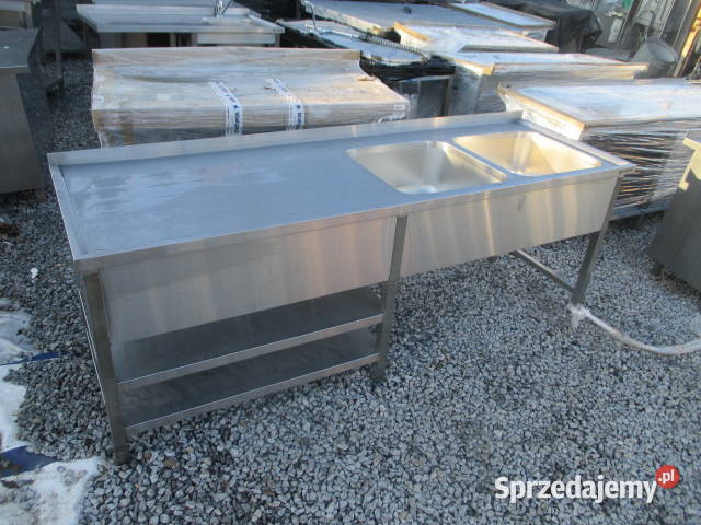 Zlew Gastronomiczny 2 Komorowy Stół Ze Zlewem i Ostrów Wielkopolski