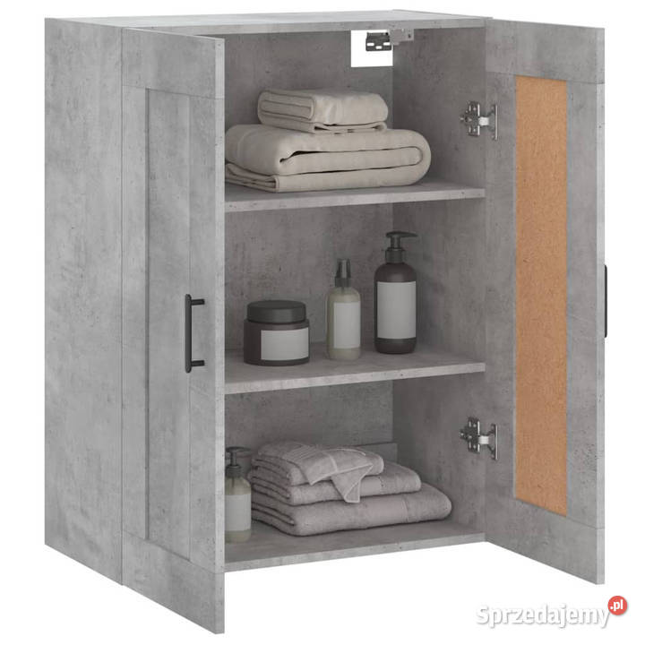 Szafka wisząca szarość betonu 695x34x90 WM830392 mazowieckie sprzedam