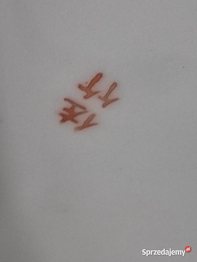 Antyczny talerz porcelanowy Japonia Janów Lubelski