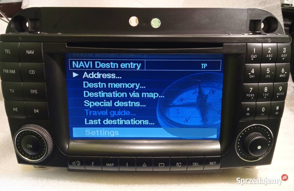 Radio Nawigacja Mercedes W220 S KLASA W215 CL Konin